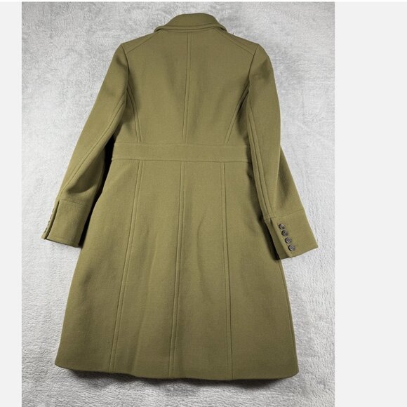 J. Crew Warm Olive Wool Lady Day Green thinsulate Coat 6 - Picture 8 of 15